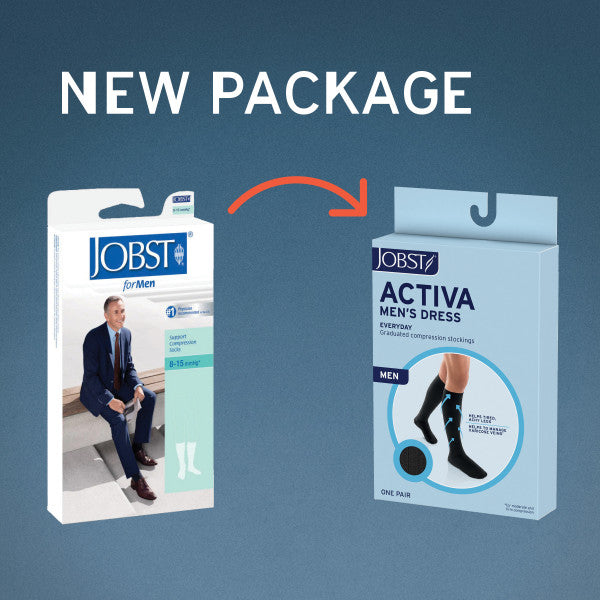 Load image into Gallery viewer, JOBST Activa Men's Dress 20-30 Knee High, Close Toe