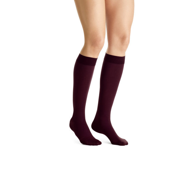 Load image into Gallery viewer, JOBST Women's Opaque Softfit Knee High 20-30 mmHg Closed Toe