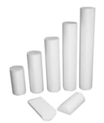 Load image into Gallery viewer, CanDo White PE Foam Roller