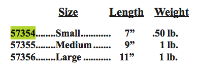 Kinsman Leg Weight Flexible Wrap, 7, 9 or 11 in Length
