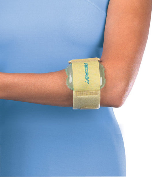 Mueller AirCast Tennis Elbow Support, Beige, OSFM