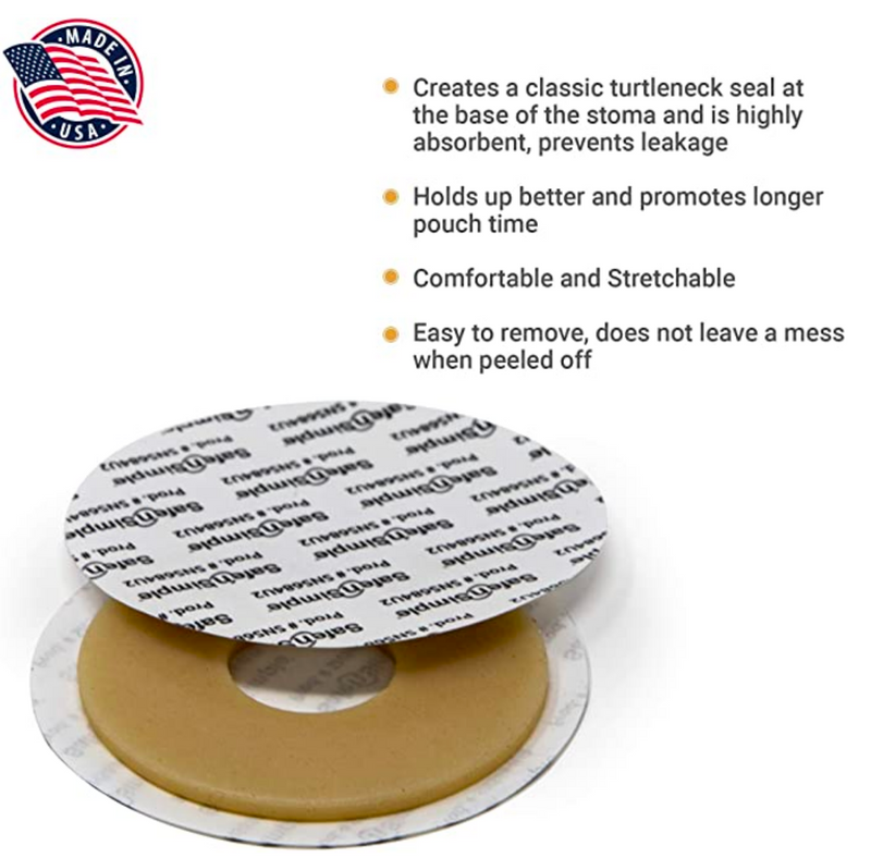 Load image into Gallery viewer, Safe n' Simple Conforming Skin Barrier Ring Adhesive Seals, 10 Rings/Box
