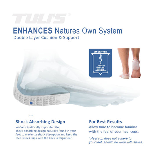 Medi-Dyne Tuli's Heavy Duty GEL Heel Cups