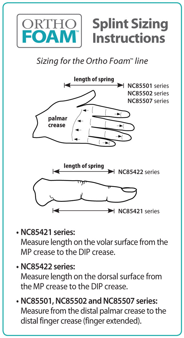 Load image into Gallery viewer, North Coast Medical Ortho Foam™ Terminal PIP Extension Orthotic
