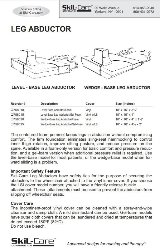 Load image into Gallery viewer, SkiL-Care Leg Abductor Cushion
