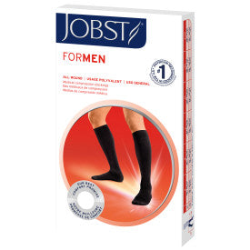 Load image into Gallery viewer, JOBST forMen Knee High Compression Socks 30-40 mmHg - SoftFit Band - Open Toe
