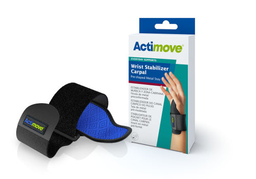 Actimove Wrist Stabilizer, Carpal Pre-shaped Metal Stay, Universal