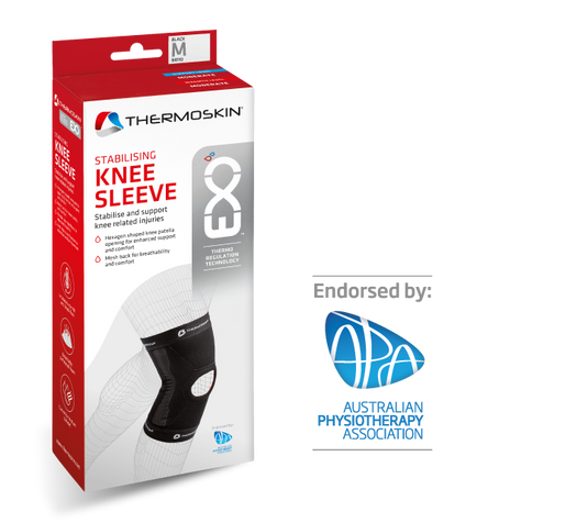 Thermoskin EXO Knee Stabilizer, Black