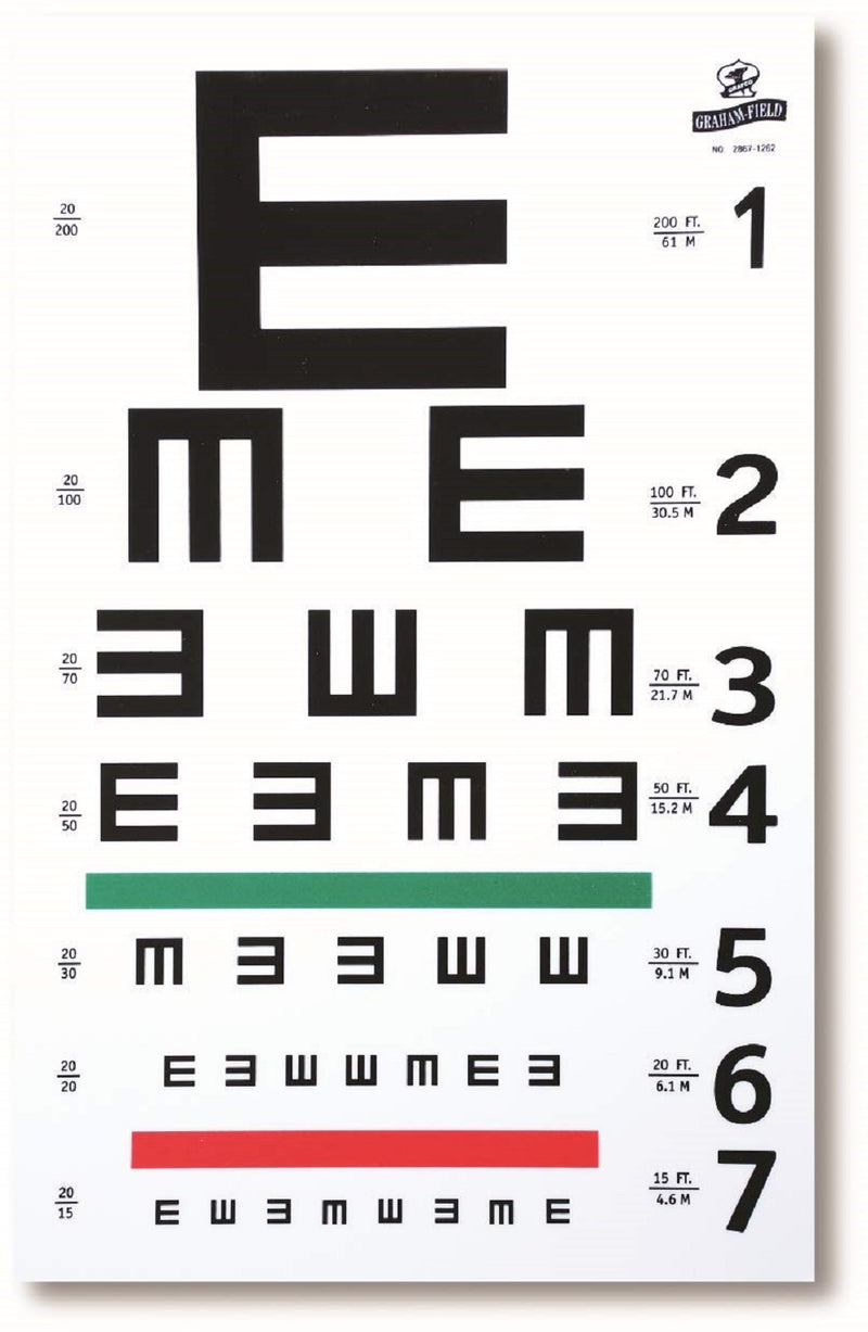 Load image into Gallery viewer, Graham-Field Products Eye Charts
