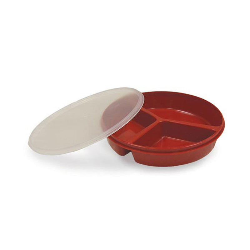 Load image into Gallery viewer, SP Ableware Partitioned Scoop Dish with Lid
