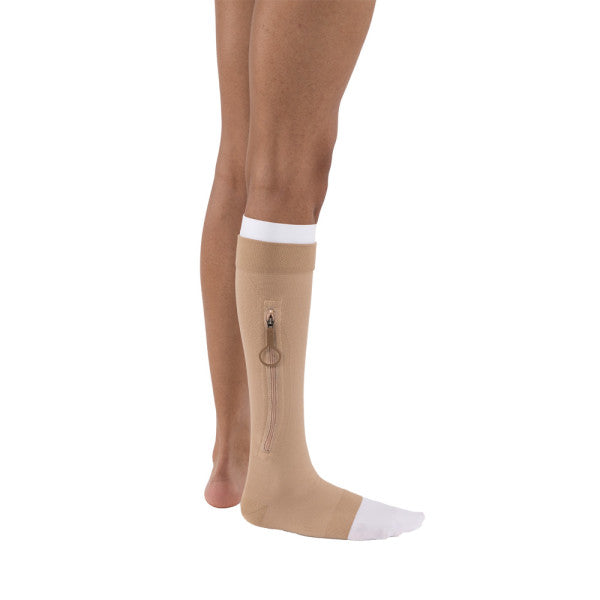 Load image into Gallery viewer, JOBST UlcerCARE 40+ mmHg Open Toe Stocking With Zipper

