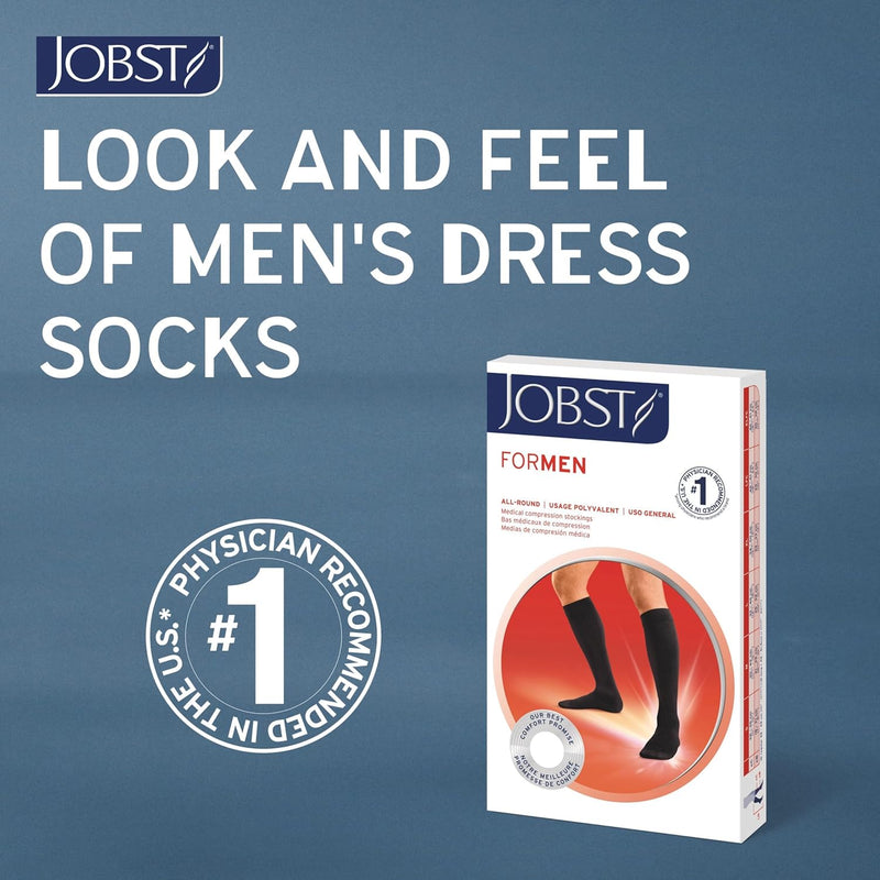 Load image into Gallery viewer, JOBST forMen Knee High 20-30mmHg Closed Toe Softfit
