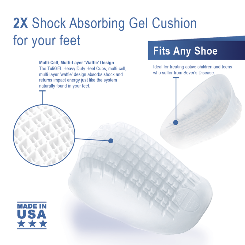 Load image into Gallery viewer, Medi-Dyne Tuli&#39;s Heavy Duty GEL Heel Cups
