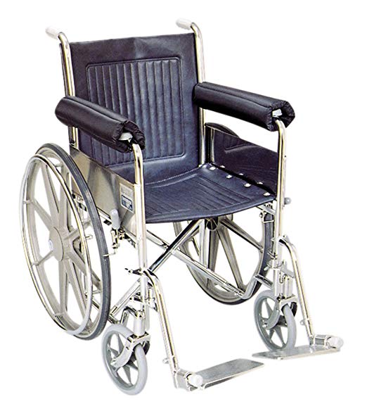 Load image into Gallery viewer, SkiL-Care Wheelchair Foam Padded Nylon Armrest Pads

