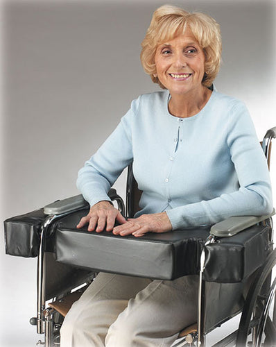 SkiL-Care Lap Top Thick Cushion for Full or Half-Arm Wheelchairs
