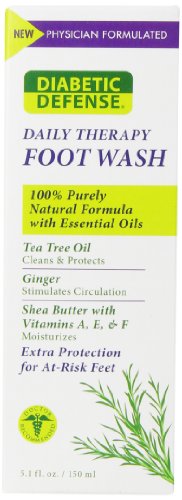 PediFix Diabetic Defense Daily Therapy Foot Wash, 5.1oz