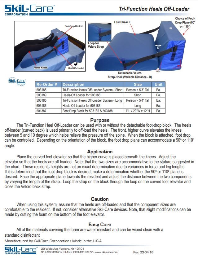 Load image into Gallery viewer, SkiL-Care Tri-Function Heel Off-Loader System
