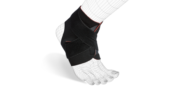 Load image into Gallery viewer, Thermoskin EXO Adjustable Ankle Wrap, Black, OSFM
