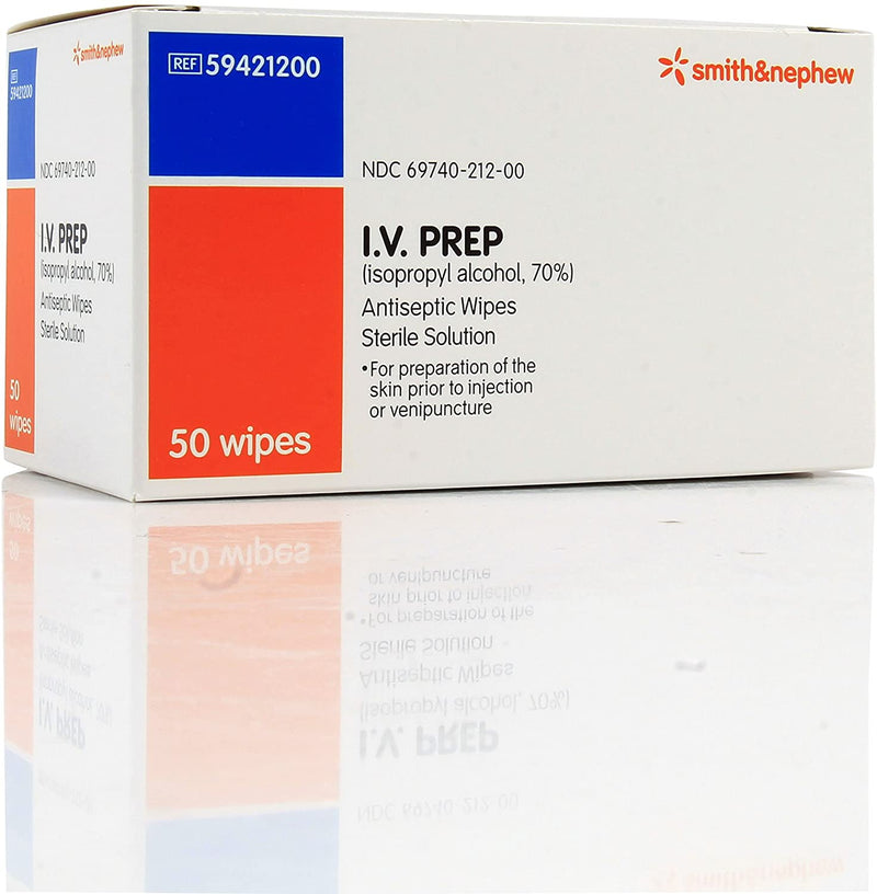 Load image into Gallery viewer, Smith &amp; Nephew Smith and Nephew I.V. Prep Wipes - 50/bx
