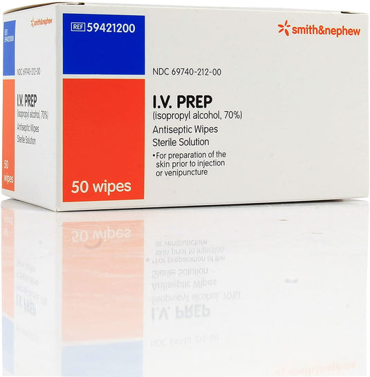Smith & Nephew Smith and Nephew I.V. Prep Wipes - 50/bx