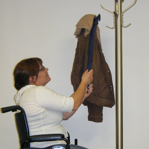 Load image into Gallery viewer, SP Ableware Maddak Combination Dressing Stick/Shoehorn - 24 Inch Long

