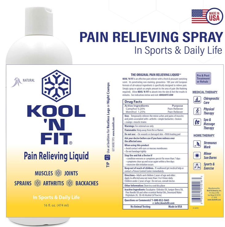 Load image into Gallery viewer, Kool &#39;N Fit Pain Relieving Spray

