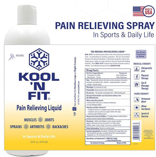 Kool 'N Fit Pain Relieving Spray