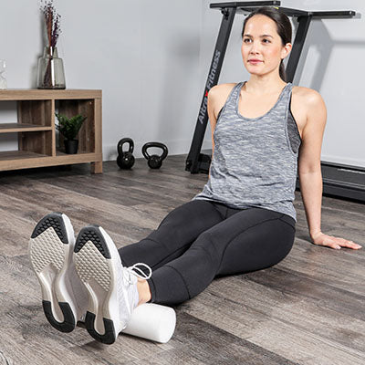 Load image into Gallery viewer, CanDo White PE Foam Roller
