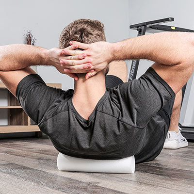 Load image into Gallery viewer, CanDo White PE Foam Roller
