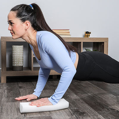Load image into Gallery viewer, CanDo White PE Foam Roller

