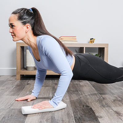 Load image into Gallery viewer, CanDo White PE Foam Roller
