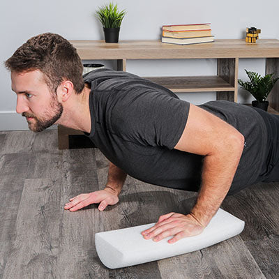 Load image into Gallery viewer, CanDo White PE Foam Roller
