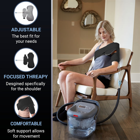 Cold Water Therapy Shoulder Pad for Cryotherapy Unit - Pad Only