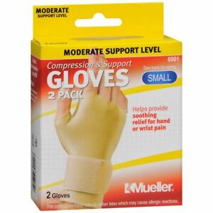Load image into Gallery viewer, Mueller Compression &amp; Support Gloves, Pair
