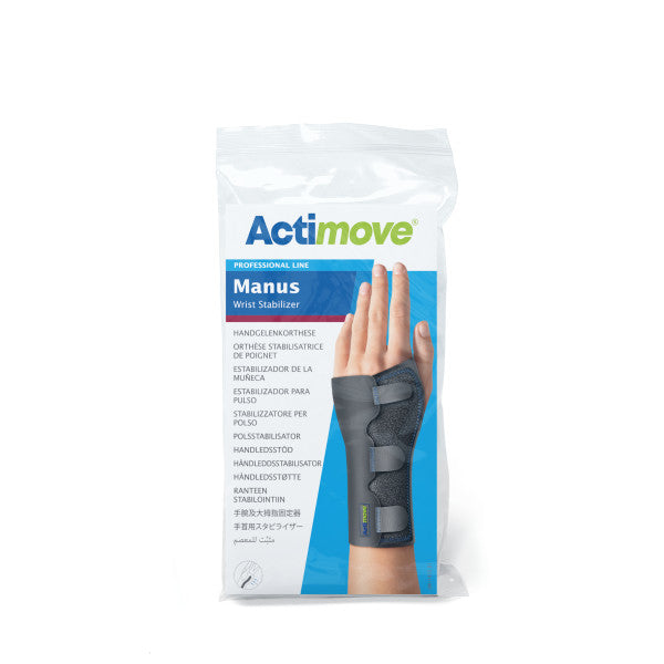 Load image into Gallery viewer, Actimove Manus Wrist Stabilizer, Right/Left, Black

