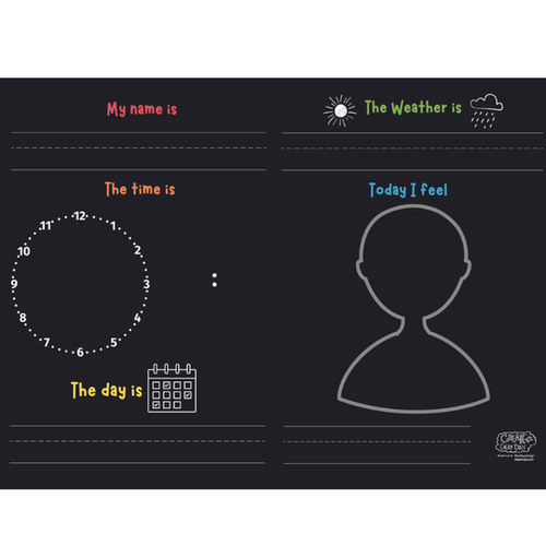 The Pencil Grip Reusable Activity Playmat, Fill In The Blanks