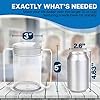 Load image into Gallery viewer, Providence Spillproof Independence 2-Handle Plastic Mug w/Lids
