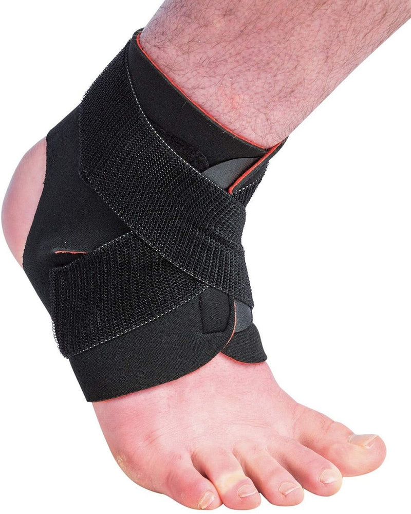Load image into Gallery viewer, Thermoskin EXO Adjustable Ankle Wrap, Black, OSFM
