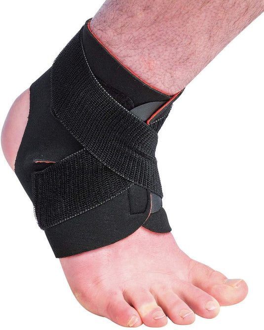 Thermoskin EXO Adjustable Ankle Wrap, Black, OSFM