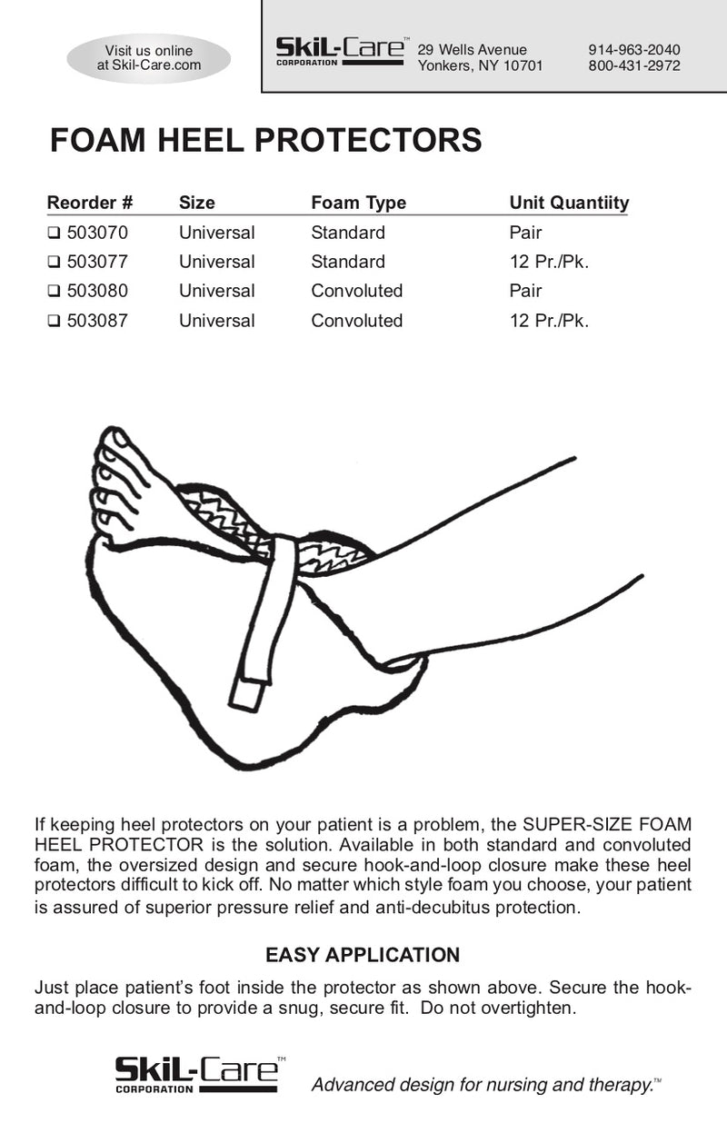Load image into Gallery viewer, SkiL-Care Econo Heel Protector - Standard or Convoluted Foam
