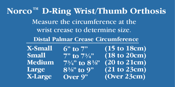 Load image into Gallery viewer, Norco® D-Ring Thumb and Wrist Orthosis, Short
