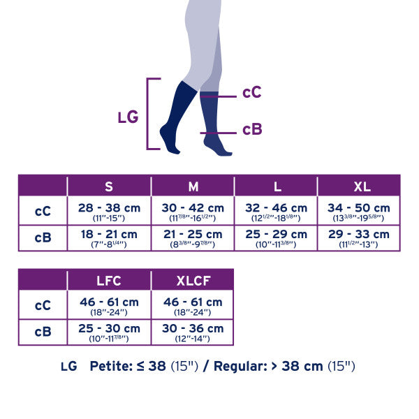 Load image into Gallery viewer, JOBST® Relief® Petite Compression Knee High, 20-30 mmHg Closed Toe
