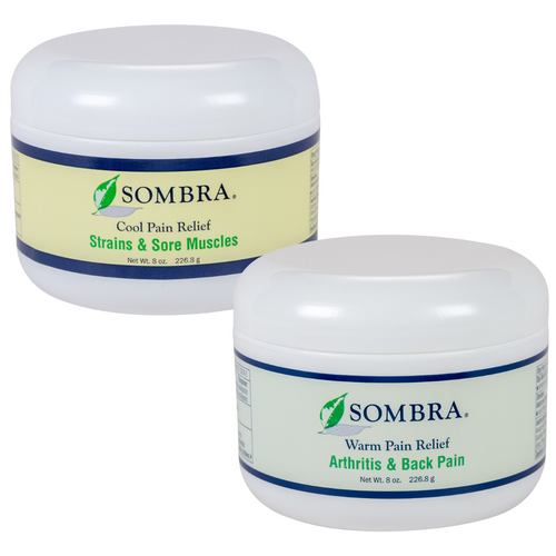 Sombra Warm & Cool Natural Pain Relieving Gels, 8 Oz Each