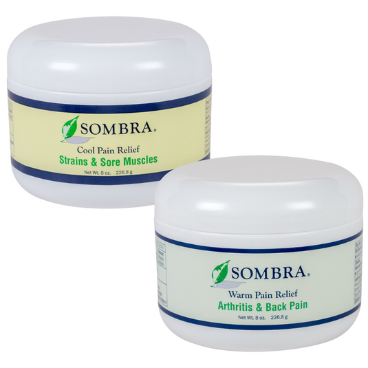 Sombra Warm & Cool Natural Pain Relieving Gels, 8 Oz Each
