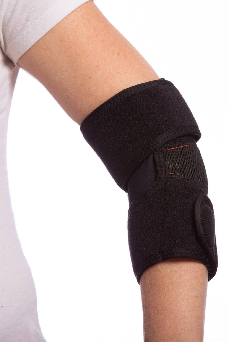 Load image into Gallery viewer, Thermoskin EXO Elbow Wrap, Black, OSFM
