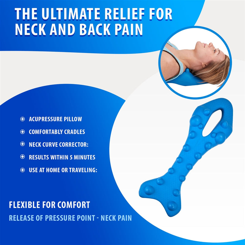 Load image into Gallery viewer, Full Back Stretch Massage Trigger Point Chiropractic Pillow by Acupillow Pro

