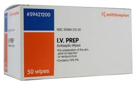 Load image into Gallery viewer, Smith &amp; Nephew Smith and Nephew I.V. Prep Wipes - 50/bx
