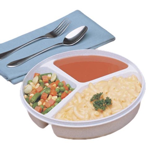 SP Ableware Partitioned Scoop Dish with Lid