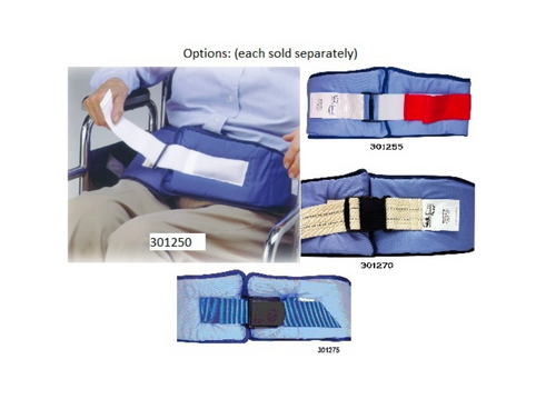 SkiL-Care Resident-Release Soft Belt, Four Closure Options