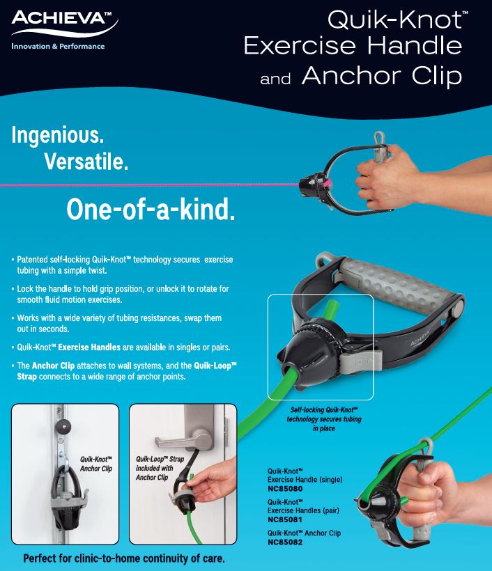 Load image into Gallery viewer, Achieva™Quik-Knot™ Exercise Handle &amp; Anchor Clip
